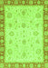 Abstract Green Modern Rug, abs3983grn