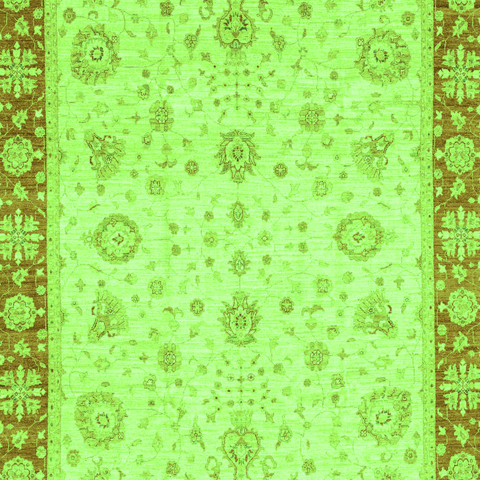 Abstract Green Modern Rug, abs3983grn