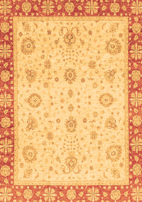 Abstract Brown Modern Rug, abs3983brn