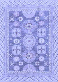 Oriental Blue Traditional Rug, abs3984blu