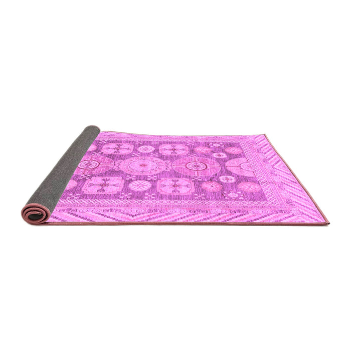 Sideview of Oriental Purple Traditional Rug, abs3984pur