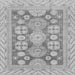 Square Oriental Gray Traditional Rug, abs3984gry