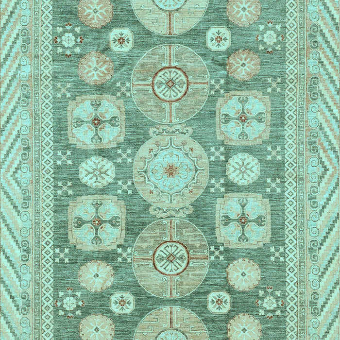 Oriental Light Blue Traditional Rug, abs3984lblu
