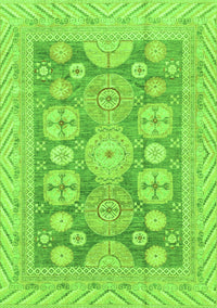 Oriental Green Traditional Rug, abs3984grn