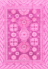 Oriental Pink Traditional Rug, abs3984pnk