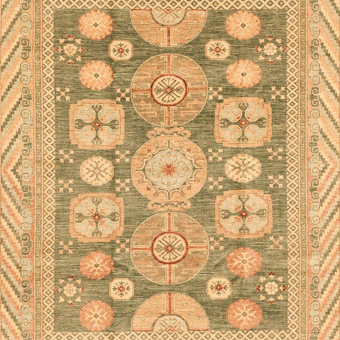 Abstract Cinnamon Brown Oriental Rug, abs3984