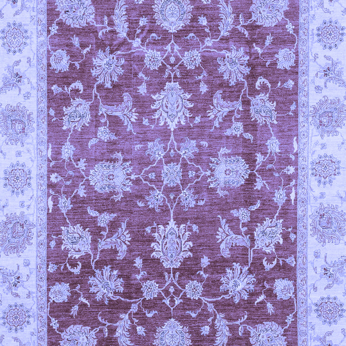 Machine Washable Oriental Blue Traditional Rug, wshabs3985blu