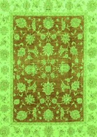 Oriental Green Traditional Rug, abs3985grn