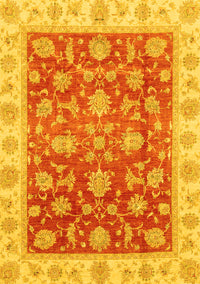 Oriental Yellow Traditional Rug, abs3985yw