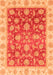 Machine Washable Oriental Orange Traditional Area Rugs, wshabs3985org