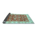 Sideview of Oriental Light Blue Traditional Rug, abs3985lblu