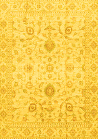 Oriental Yellow Traditional Rug, abs3986yw