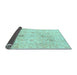 Sideview of Oriental Light Blue Traditional Rug, abs3986lblu