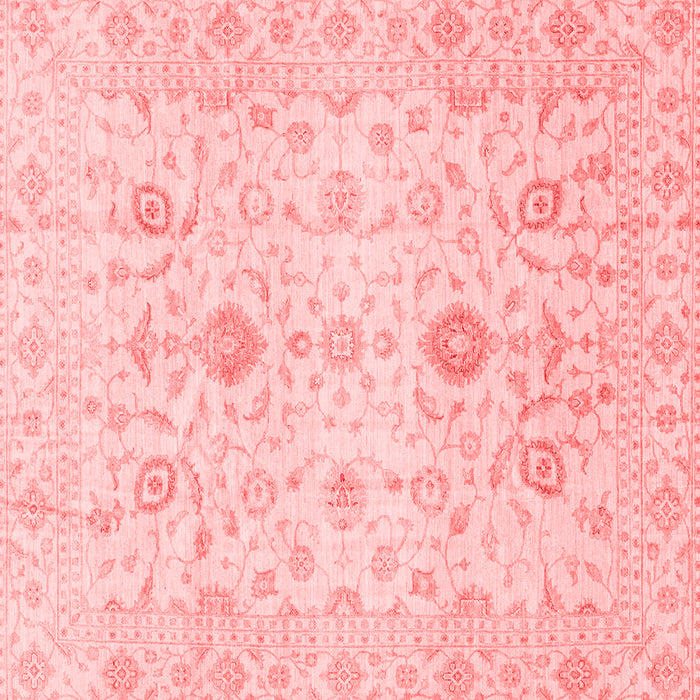 Machine Washable Oriental Red Traditional Rug, wshabs3986red