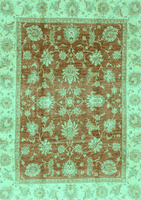 Oriental Turquoise Traditional Rug, abs3987turq