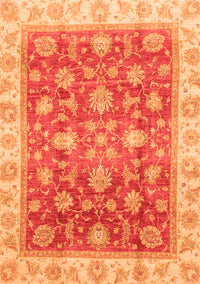 Oriental Orange Traditional Rug, abs3987org