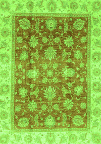 Oriental Green Traditional Rug, abs3987grn