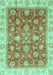 Machine Washable Oriental Turquoise Traditional Area Rugs, wshabs3987turq