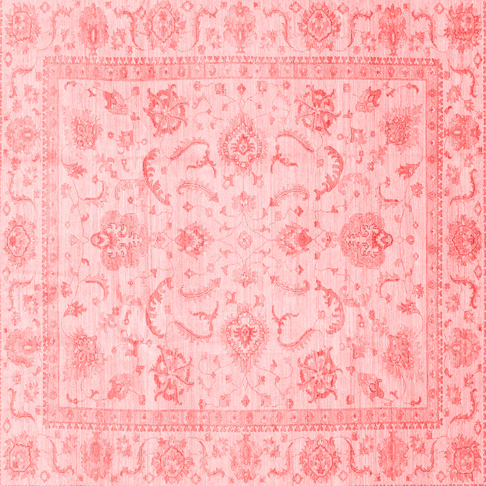 Machine Washable Oriental Red Traditional Rug, wshabs3988red