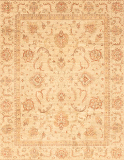 Abstract Orange Oriental Rug, abs3988