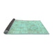 Sideview of Oriental Light Blue Traditional Rug, abs3988lblu