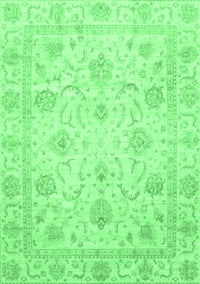 Oriental Emerald Green Traditional Rug, abs3988emgrn