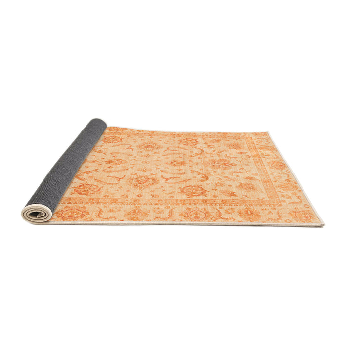 Sideview of Oriental Orange Traditional Rug, abs3988org