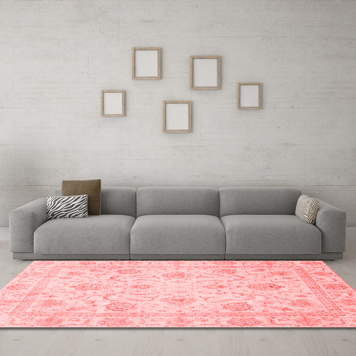 Traditional Red Washable Rugs