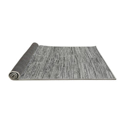 Sideview of Abstract Gray Modern Rug, abs3989gry
