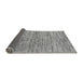 Sideview of Abstract Gray Modern Rug, abs3989gry