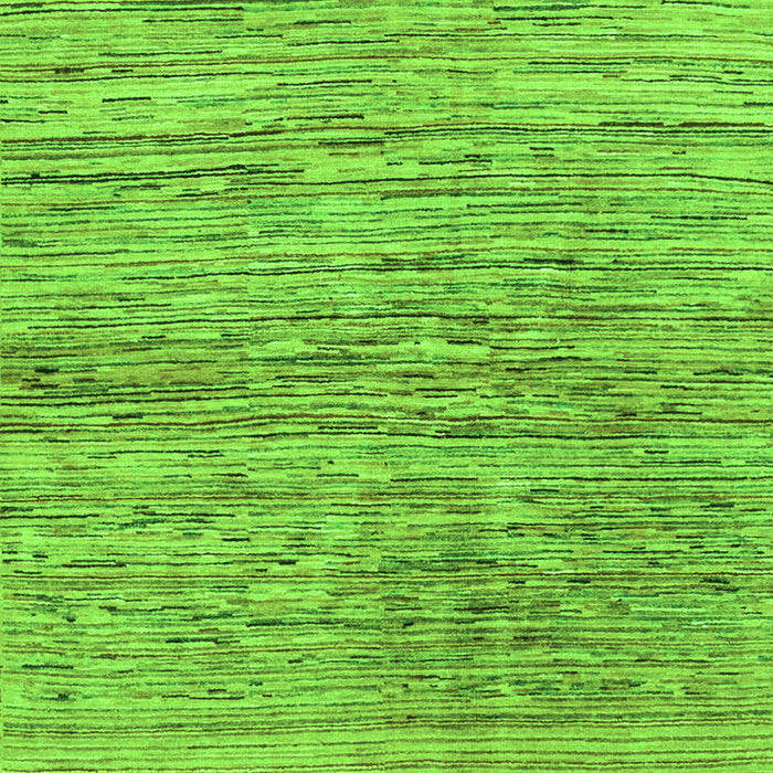 Abstract Green Modern Rug, abs3989grn