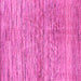 Square Machine Washable Abstract Pink Modern Rug, wshabs3989pnk