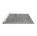 Sideview of Machine Washable Abstract Gray Modern Rug, wshabs3989gry