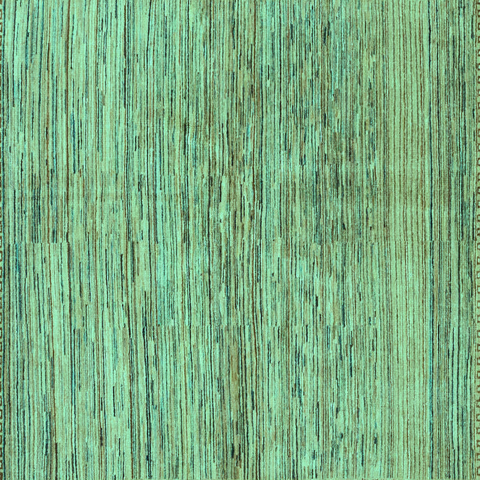 Square Abstract Turquoise Modern Rug, abs3989turq