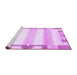 Sideview of Machine Washable Solid Purple Modern Area Rugs, wshabs398pur