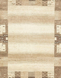 Machine Washable Abstract Brown Sand Brown Rug, wshabs398