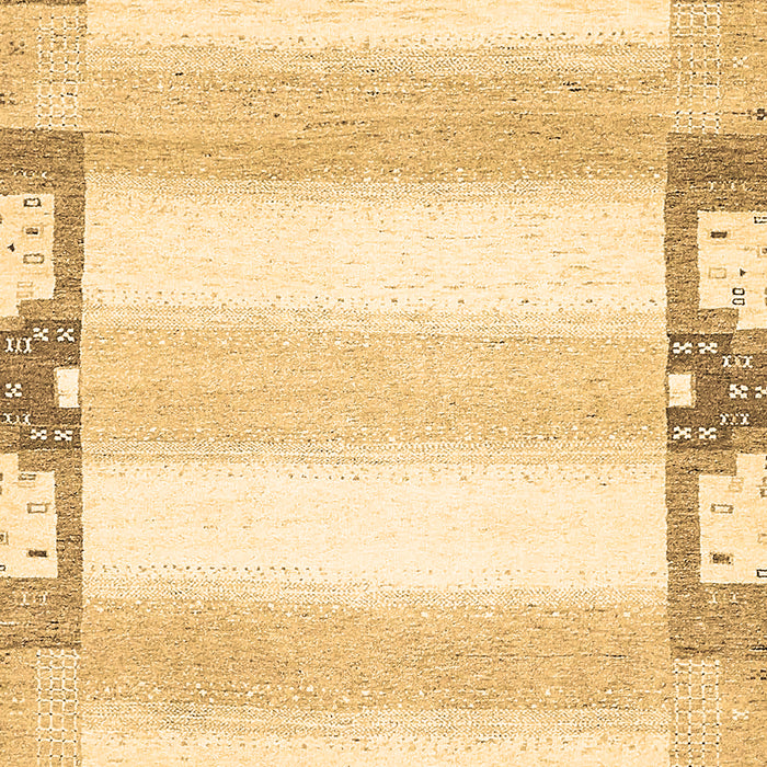 Machine Washable Solid Brown Modern Rug, wshabs398brn