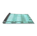 Sideview of Solid Light Blue Modern Rug, abs398lblu