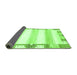 Sideview of Solid Green Modern Rug, abs398grn