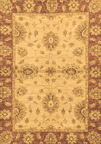 Abstract Brown Modern Rug, abs3991brn