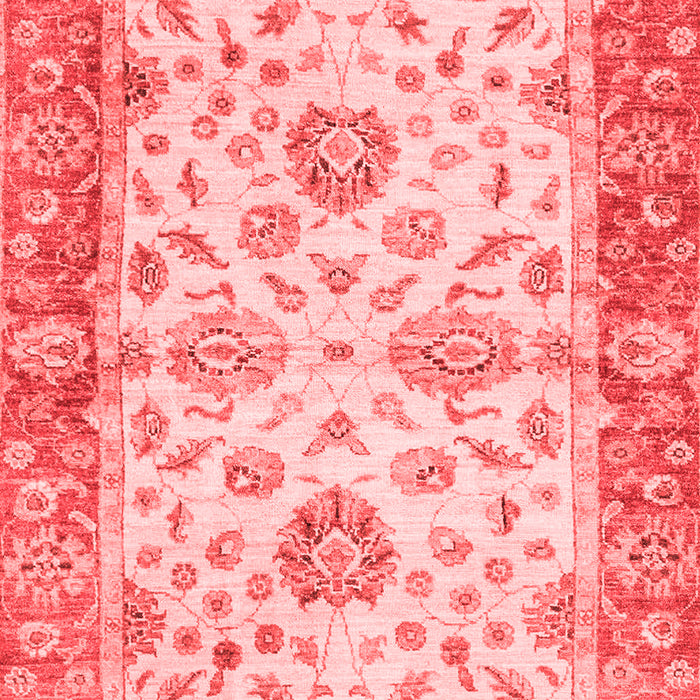 Machine Washable Oriental Red Traditional Rug, wshabs3992red