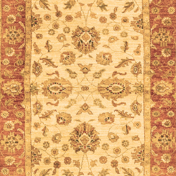 Machine Washable Oriental Brown Traditional Rug, wshabs3992brn