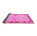 Sideview of Oriental Pink Traditional Rug, abs3993pnk