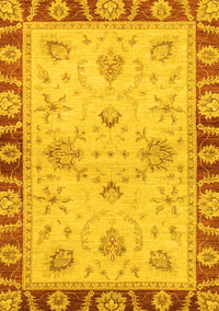 Oriental Yellow Traditional Rug, abs3993yw