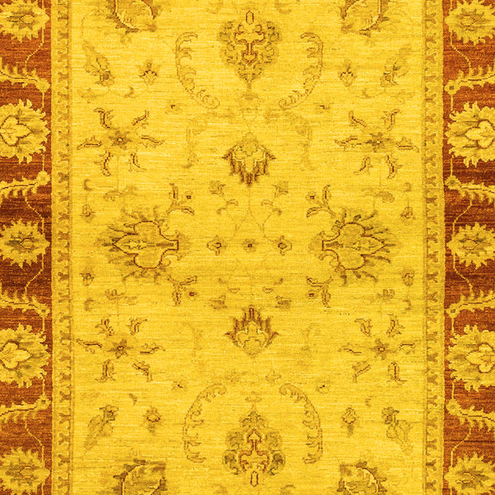 Oriental Yellow Traditional Rug, abs3993yw