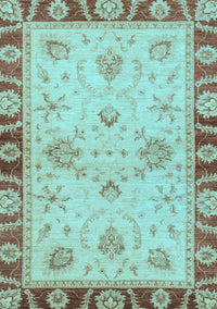 Oriental Light Blue Traditional Rug, abs3993lblu