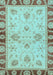 Oriental Light Blue Traditional Rug, abs3993lblu