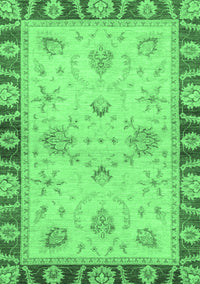 Oriental Emerald Green Traditional Rug, abs3993emgrn