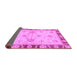 Sideview of Oriental Purple Traditional Rug, abs3993pur