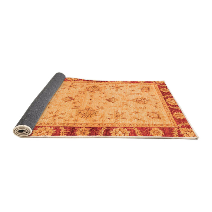 Sideview of Oriental Orange Traditional Rug, abs3993org